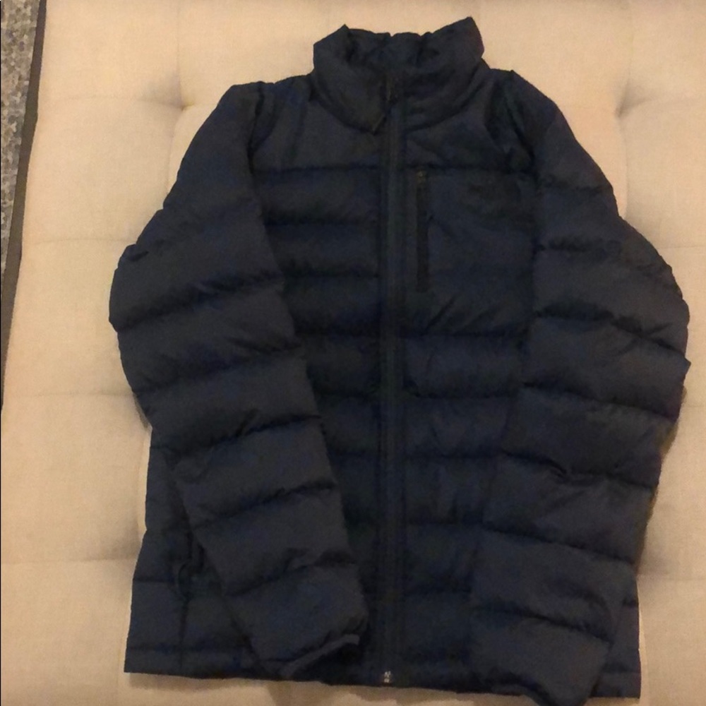 Navy Blue North Face Down Jacket